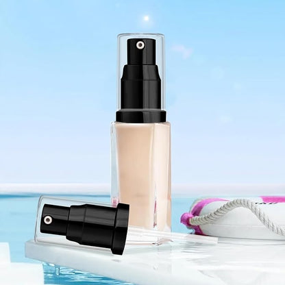 2Pack Foundation Pump Compatible with Maybelline Fit Me Liquid Foundation Makeup (Gold+Black)