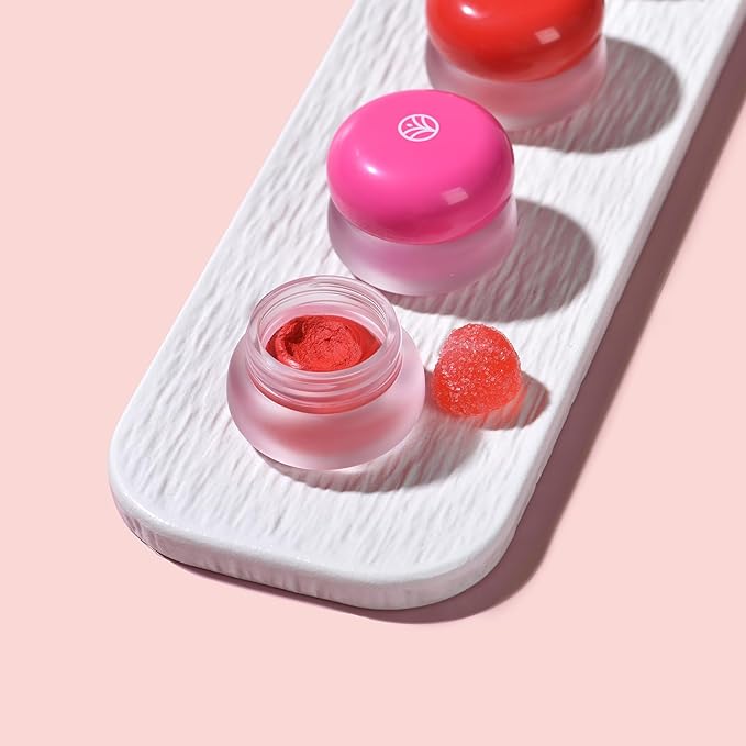 YOUNG VISION Lip & Cheek Pudding Pot – Multi-Use Soft Matte Cream Blush, Buildable Lightweight Formula Lips and Cheeks Tint, 5g/0.17oz