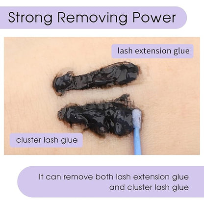 Lash Remover for Lash Extensions Low Irritation 10g Cream Glue-Remover Professional Fast Sensitive Skin Dissolution Lash Extension Remover By WENDY LASHES（Rose,10g）