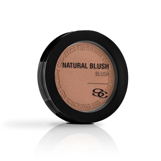 SALERM - Compact Powder Blush - Natural Blush - 8 g - Tone Chocolate - Natural-Looking Blush - Long-Lasting - Soft and Lightweight Texture - Buildable Coverage