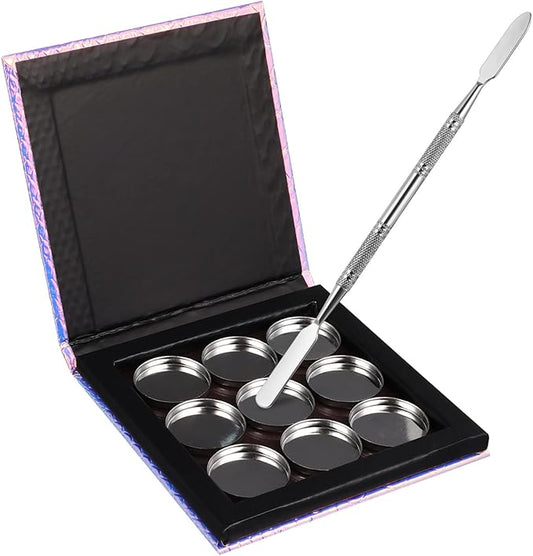 1 Empty Makeup Tray Makeup Pan Palette Empty Cosmetics Palette Empty Eyeshadow Holder Make up Palette Paper Eye Shadow Travel Blush Powder