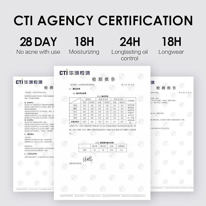 Black Magnet Cushion Foundation - Full Buildable Coverage, Moisturizing, Lightweight, 16H Long-Lasting Glow Looking, Refill Included, 03.Medium Beige