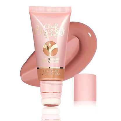 Liquid Blush, Cream Blush for Cheeks, Matte Natural Blush, Lightweight, long-lasting, highly pigmented formula blushes for women. (#04, 25ml)