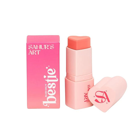 Sahur's Art Bestie Blush Balm Stick Heart Shaped for Cheeks