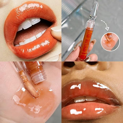 COOL STORY Lip Fuller Gloss, Moisturizing Hydrating Lip Serum, Fuller Lip Care, Lip Plumping Oil for Women 5#