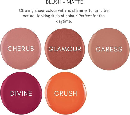 WATERCOLOUR LIQUID BLUSH, CRUSH - Lightweight, Buildable, Water-Resistant Formula for Cheeks, Lips & Eyes