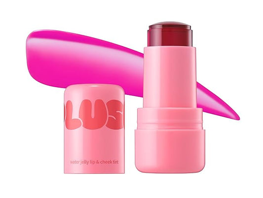 Plush Water Jelly Lip & Cheek Tint – Peach Attack, 10g (0.35oz) | Lightweight & Buildable Tint for a Natural, Fresh Glow