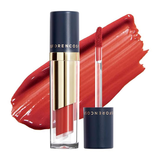 FORENCOS Long Lasting Waterproof Lip Stain Liquid Lipstick, Velvet Matte, Longwear, High Pigmentation, Tattoo Lips, Weightless, Smudge-proof, Non-Sticky, Korean Lip Tint Stain Makeup (05 Brun)
