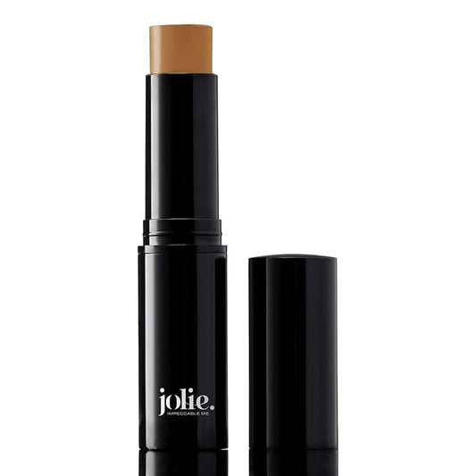 Jolie Ultra Longwear Skin Foundation & Concealer Stick - Vegan, Paraben & Cruelty Free (Rich Bronze)