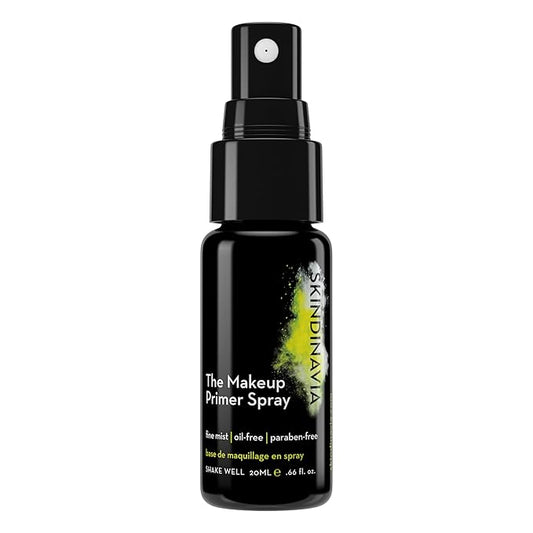Skindinavia The Makeup Primer Spray - Hydrating Spray On Base Layer For Normal & Combination Skin - Professional Pore Minimizing Primer Mist for Face (0.66 Oz, Travel Size)