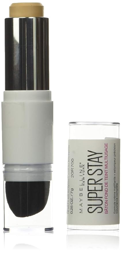 Maybelline New York Super Stay Foundation Stick for Normal To Oily Skin, Light Beige, 0.25 Ounce