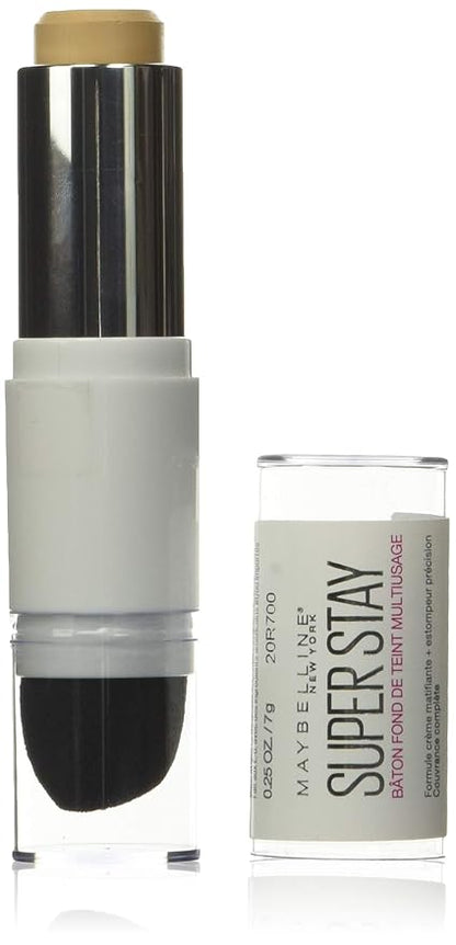 Maybelline New York Super Stay Foundation Stick for Normal To Oily Skin, Light Beige, 0.25 Ounce