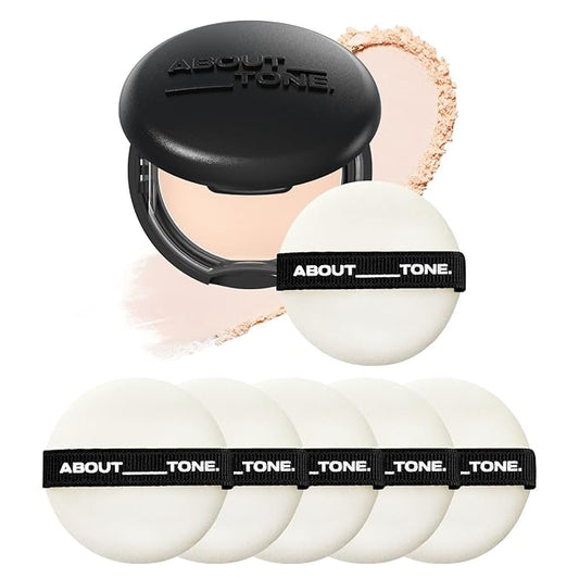 Blur Powder Pact 1.5 COOL FAIR + Powder Pact Puff 5P BUNDLE SET