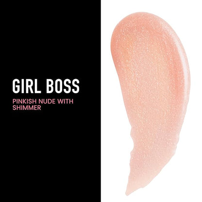 Frankie Rose Cosmetics Lip Gloss | Non-Sticky Formula, Long Lasting Lip Gloss, Bold Pigment & Hydrating Lip Gloss, Girl Boss Shimmer Lip Gloss, 20g