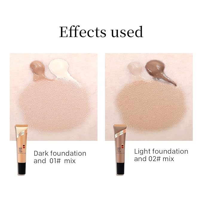 KISSIO Foundation Mixer - Color Corrector Drops, Blends Easily, 1.06 oz (02# Caramel)