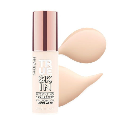 Catrice | True Skin Foundation 01 & Prime & Fine Dewy Glow Spray Bundle | Full Coverage Makeup | Vegan & Cruelty Free