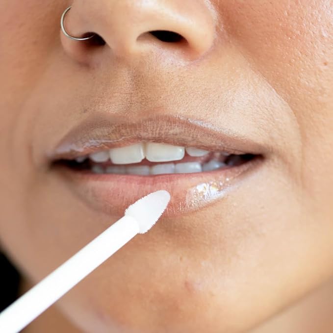 Ere Perez - Natural Mango Lip Honey | Hyaluronic Acid, Jojoba Seed Oil | Hydrate, Moisturize, Nourish, Soften | Vegan, Cruelty-Free, Clean Beauty (Glaze, 0.10 fl oz | 3 ml)