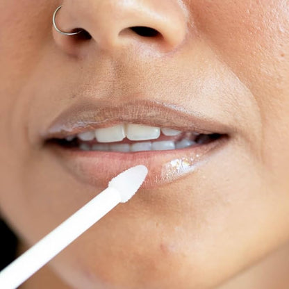 Ere Perez - Natural Mango Lip Honey | Hyaluronic Acid, Jojoba Seed Oil | Hydrate, Moisturize, Nourish, Soften | Vegan, Cruelty-Free, Clean Beauty (Glaze, 0.10 fl oz | 3 ml)