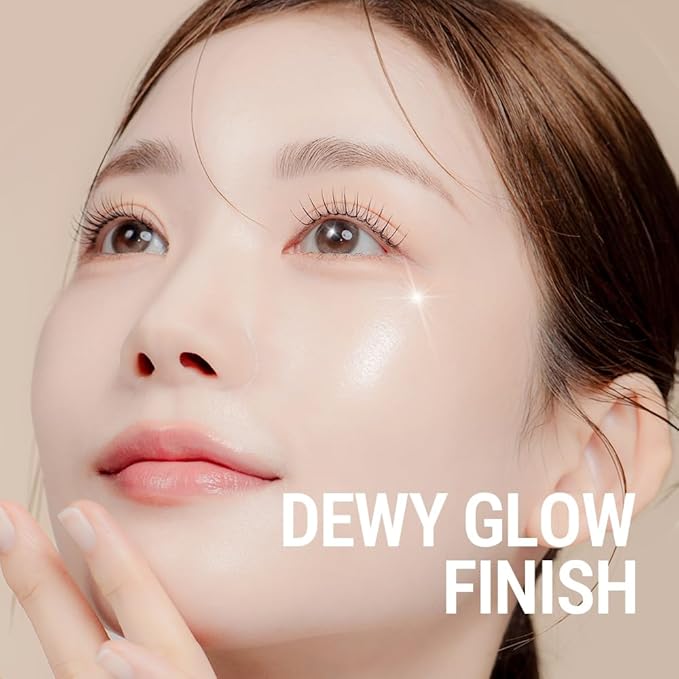1.P.L AMPOULE GLOW FOUNDATION dewy glowy finish, liquid foundation with wand, all day coverage, blendable, 28g 0.99 fl Oz [19-N PURITY]
