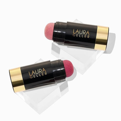 LAURA GELLER NEW YORK Serum Blush Cheek Tint Duo: Practical Pink + Blushing Berry