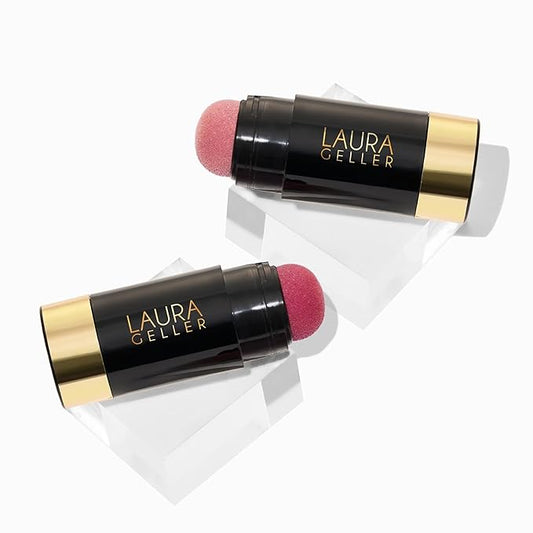 LAURA GELLER NEW YORK Serum Blush Cheek Tint Duo: Practical Pink + Blushing Berry