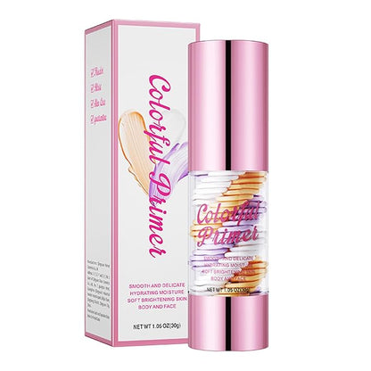 TBTFW One Step Color Corrector, 3 In 1primer for Face Before Makeup, Oil Control Waterproof & Sweat-Proof, Suitable for All Skin Types