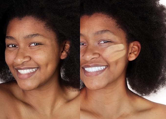 Loves-You-Back 3in1 Mineral Powder Foundation (CARAMEL 3) | Designed for acne-prone, sensitive skin for Natural Coverage with calming Zinc Oxide + Kaolin Clay | Vegan + Cruelty Free