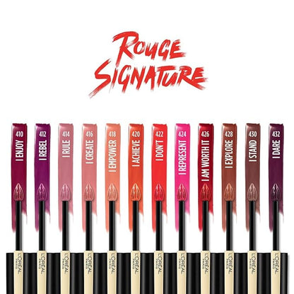 L’Oréal Paris Makeup Rouge Signature Matte Lip Stain, I Rule