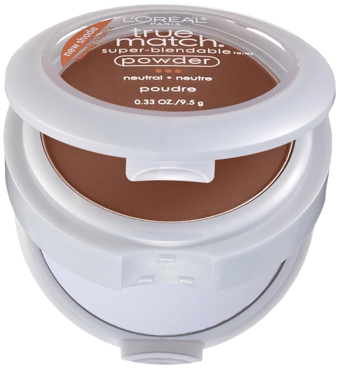 L'Oreal Paris True Match Powder, Mahogany, 0.33 Ounces