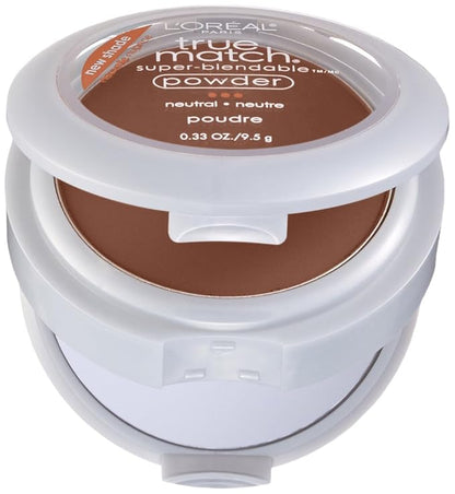L'Oreal Paris True Match Powder, Mahogany, 0.33 Ounces