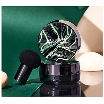 Mushroom Head Air Cushion CC Cream Foundation, Moisturizing Concealer BB Cream Nude Long Lasting Matte CC Cream Makeup Liquid Foundation (Brown color)