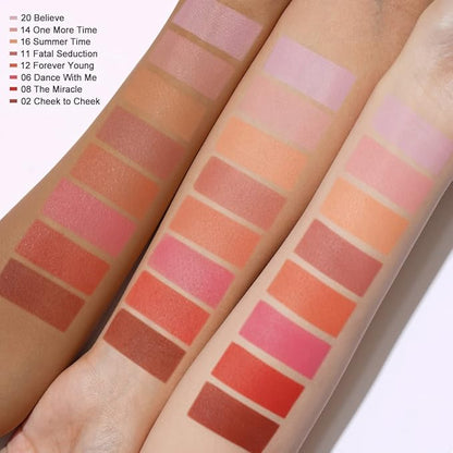 Oulac Powder Blush for Light to Fair skiin tone,Different Color Blush for Daywear in Style,
