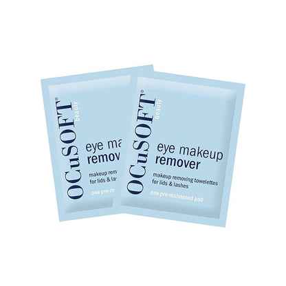 OCuSOFT Beauty Eye Makeup Remover, Individually Wrapped Makeup Removing Towelettes for the Face, Lids and Lashes, 36 Count