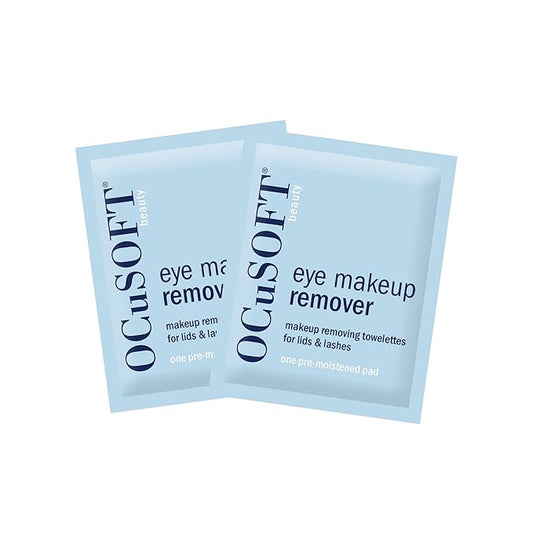 OCuSOFT Beauty Eye Makeup Remover, Individually Wrapped Makeup Removing Towelettes for the Face, Lids and Lashes, 36 Count