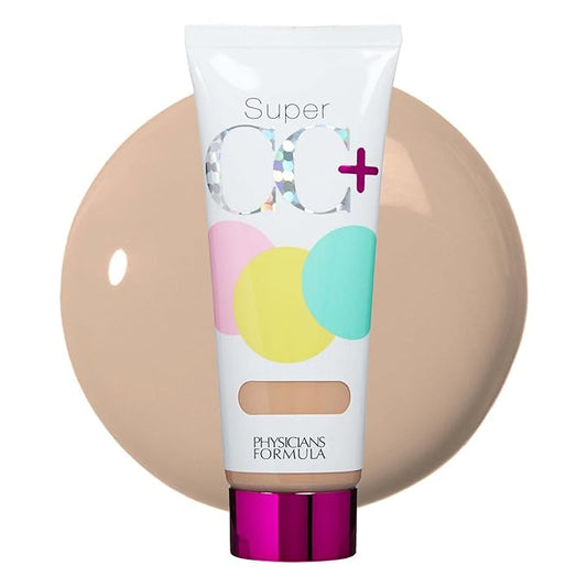 Physicians Formula Color Correcting CC Cream Light Foundation Bundle with Anti Aging Hydrating Serum