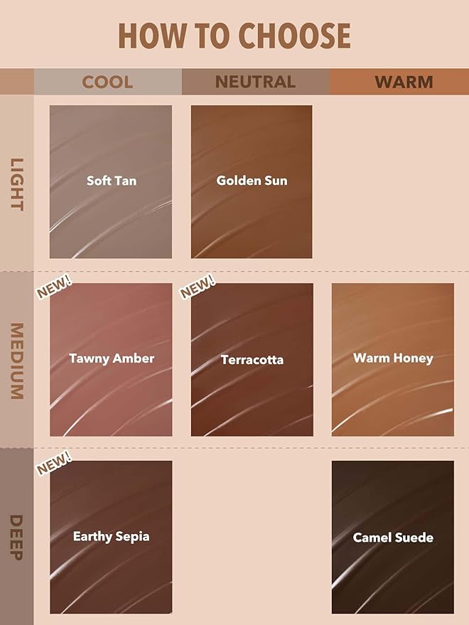 SHEGLAM Sun Sculpt Cool Toned Liquid Contour Stick Long Lasting Cream Bronzer Makeup - Earthy Sepia