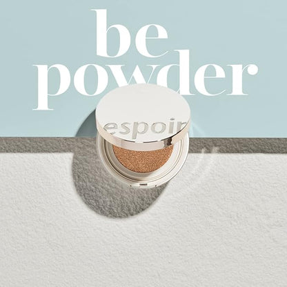 ESPOIR Pro Tailor Be Powder Cushion Foundation SPF42 PA++ #4 Beige (13g+refill 13g) | A Soft Cushion Foundation of a Light Texture & Long Lasting Weightless Full Coverage | Korean Makeup