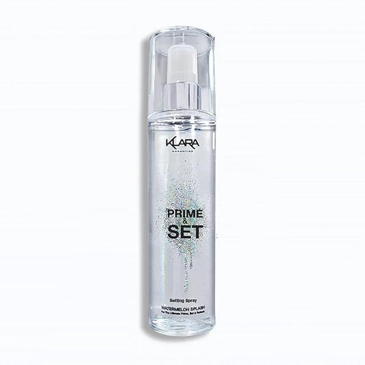 Klara Cosmetics Prime and Set Setting Spray - Pore Blurring Primer - Setting Spray for Makeup - Makeup Setting Spray with Watermelon Extract - 5.07 oz