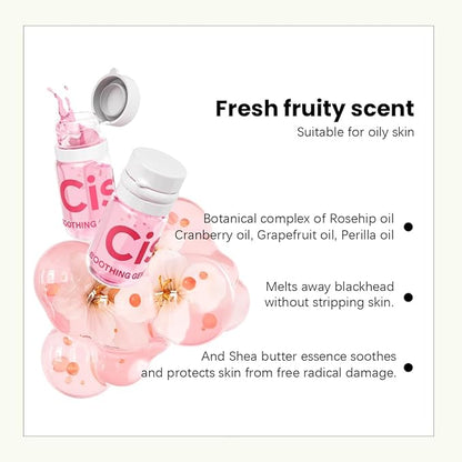 Cistto Natural Cleansing Oil – Waterproof Makeup Remover Oil, Nourishing and Gentle for Sensitive Skin and All Skin Types, Travel-Friendly, 2ml x 20 Capsules