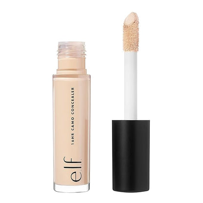 e.l.f. 16HR Camo Concealer, Full Coverage & Highly Pigmented, Matte Finish, Medium Neutral, 0.203 Fl Oz (6mL)