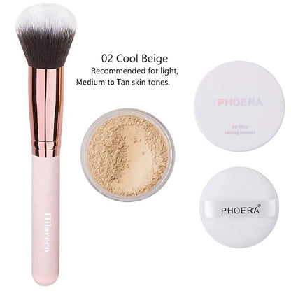 PHOERA Foundation,PHOERA Concealer,PHOERA Makeup Foundation Full Coverage, 3 Pcs Cream Contour Stick Makeup Kit, Shades with Highlighter Stick, Blush Stick and Bronzer Contour Stick