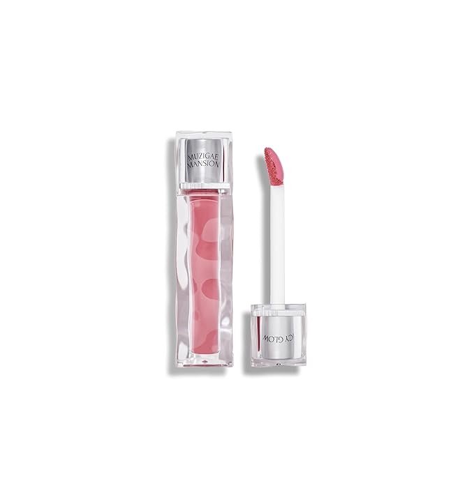 Icy Glow Lip Tint – Vegan Collagen, No-Stain, Hydrating Gloss, (K-Beauty) Makeup, Red & Tinted Shades (01 PETAL)
