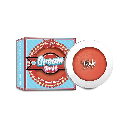 Cream Puff Natural Blush - Fruit Tart by Rude Cosmetics for Women - 0.21 oz Blush