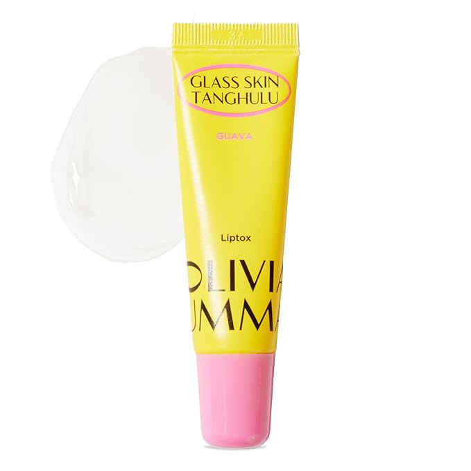 Guava Glass Skin Tanghulu Liptox - Korean Plumping Lip Balm with Peppermint, Shea Butter & Macadamia Seed Oil to Shine and Restore Dry Lips - Non-Sticky Korean Lip Plumper - 10 ml