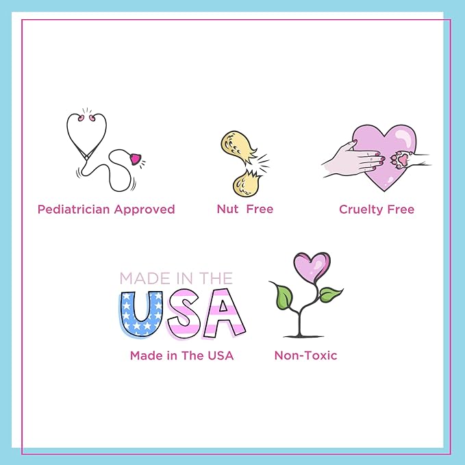 Petite 'n Pretty Everyday At First Glow Makeup & Featherlight Clear Mascara Set for Kids, Teens, & Tweens - Natural 3-in-1 Palette with Lip Gloss, Dual Purpose Brow & Lash Gel, Non-Toxic