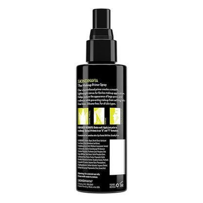 Skindinavia The Makeup Primer Spray - Hydrating Spray On Base Layer For Normal & Combination Skin - Professional Pore Minimizing Primer Mist for Face (8 Oz)
