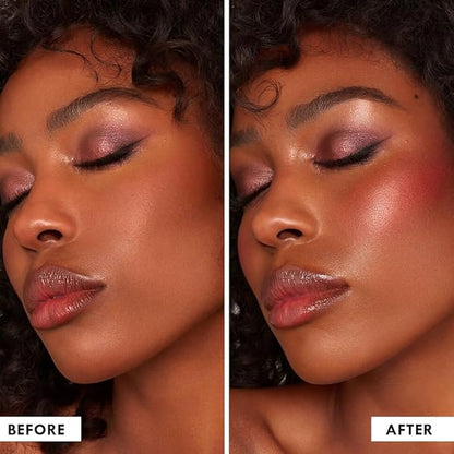 MAEPEOR Cream Face Blush 8 Color Lightweight Smooth Natural Look Matte Face Blush Long-Lasting Buildable Blusher for Cheeks (103 Strawberry)