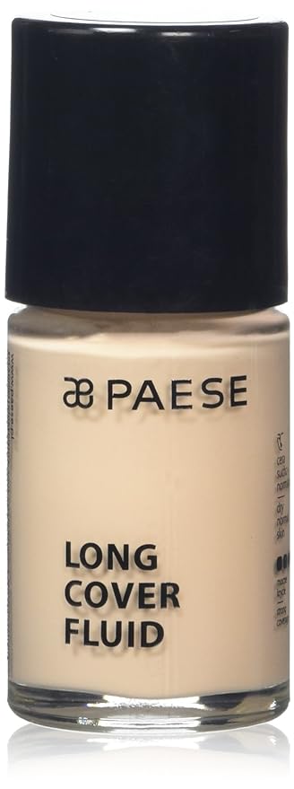 Paese Cosmetics Long Cover Fluid Foundation, Shade Number 0.5 30 ml