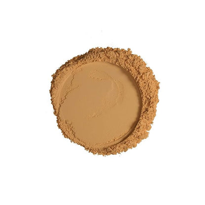 Ruby Kisses Mineral Pressed Powder Foundation, Medium to Full Coverage Natural Finish 0.35 Ounce (Caramel)