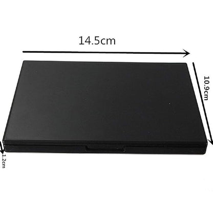 Empty Magnetic Eyeshadow Palette, Make Up Container Pallet for Empty Magnetic Cosmetics Makeup Eyeshadow Eye Shadow Aluminum Palette Pans Case,Black